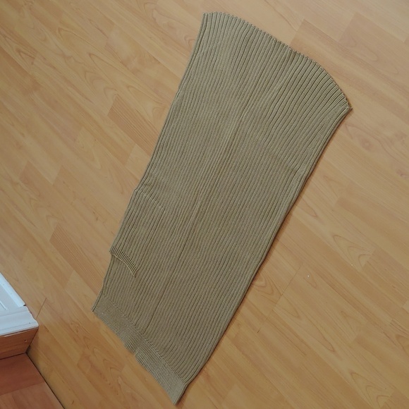 Micaela Greg Rae Rib Skirt in Bronze - Picture 3 of 7